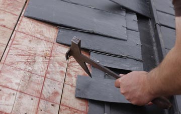 slate roofing Exnaboe, Shetland Islands